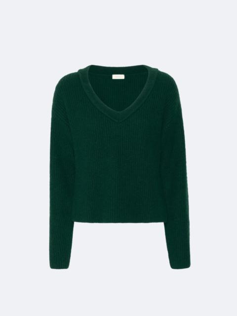 LAPOINTE Cashmere V Neck Sweater