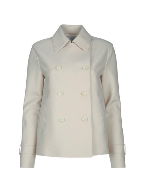 Harris Wharf London cropped double-breasted coat