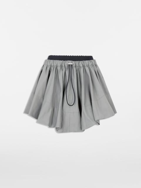 THE ATTICO TAUPE GREY MINI SKIRT