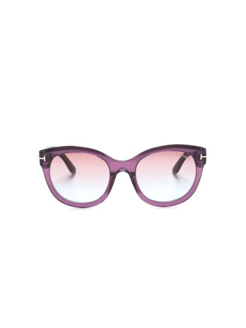 TOM FORD Tamara oversize-frame sunglasses