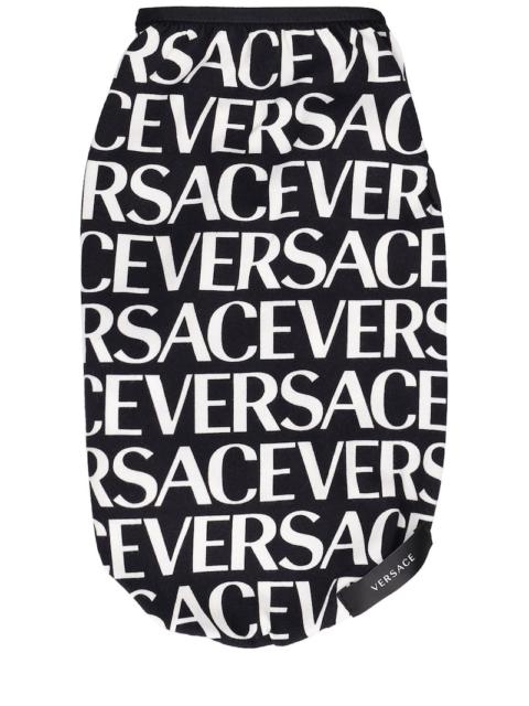 VERSACE Versace on repeat dog t-shirt