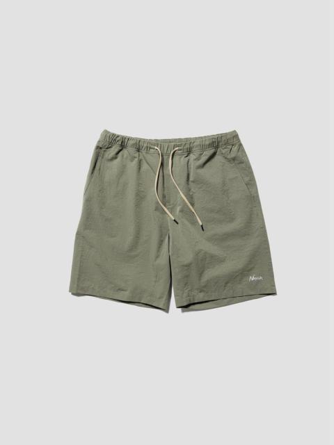 Nigel Cabourn Nanga Air Cloth Comfy Shorts in Olive Drab