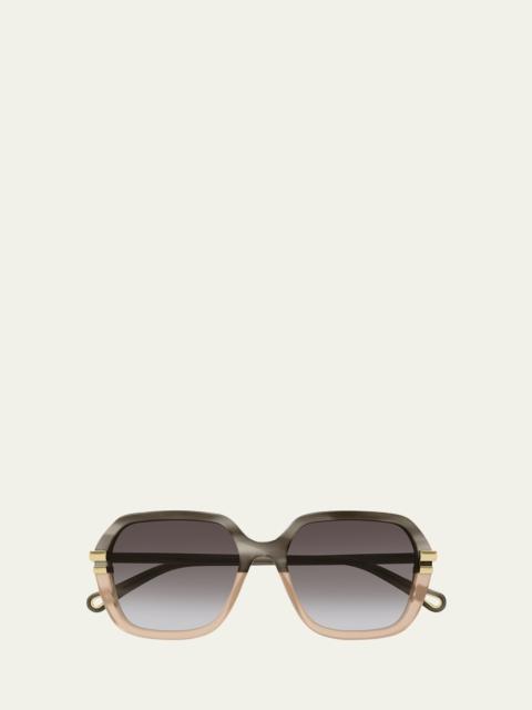 Acetate Round Sunglasses