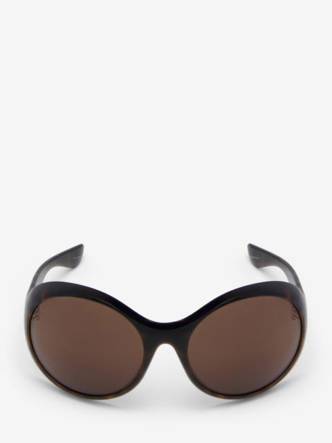 Alexander McQueen Kate Round Sunglasses