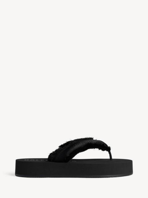 BALENCIAGA Women's Jet Lag Thong in Black