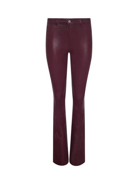 L'AGENCE Ruth Coated Straight-Leg Jean