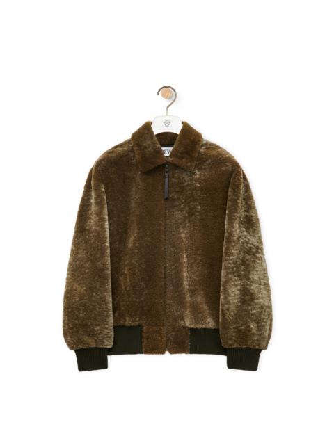 Loewe Zip-up jacket in shearling