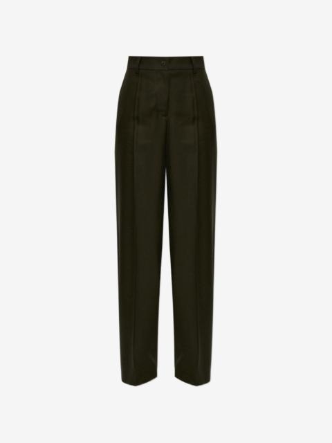 Moncler pleated-detail trousers