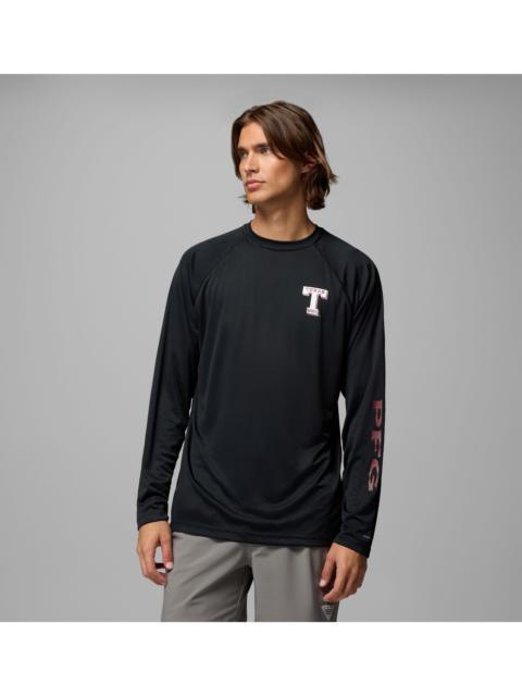 Columbia Men's Collegiate PFG Terminal Tackle Long Sleeve Shirt - Texas A&M
