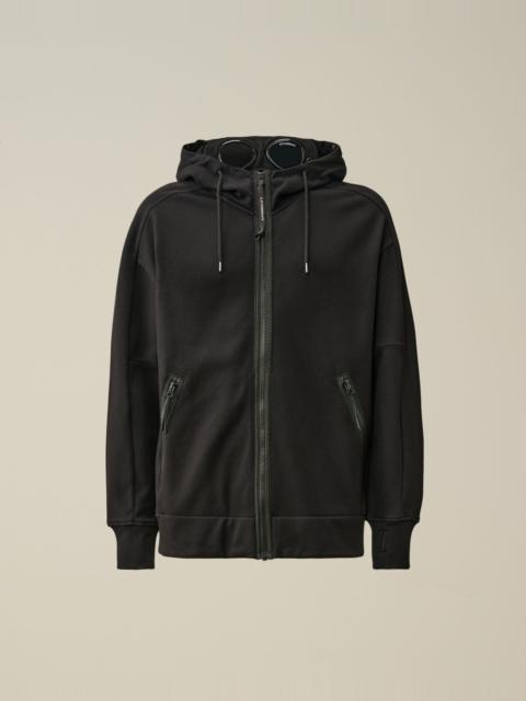 C.P. Company Diagonal Raised Fleece Goggle Zipped Hoodie