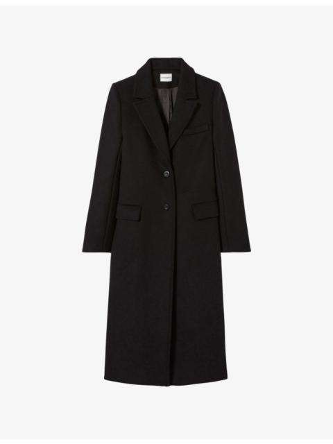 Claudie Pierlot Long straight wool coat