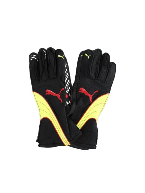 PUMA x A$AP ROCKY logo-print panelled Fire gloves