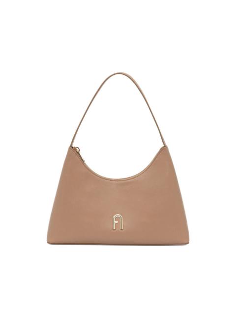 FURLA logo-detail leather tote bag