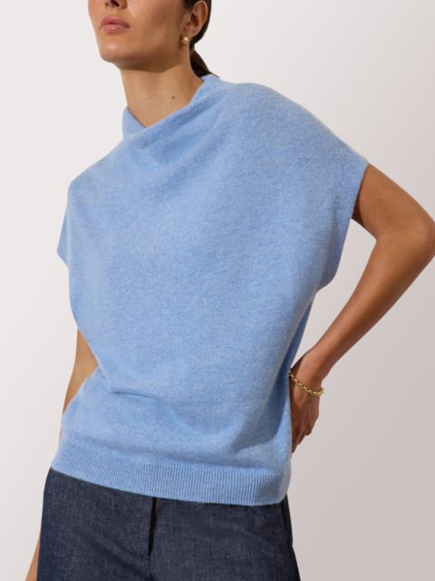 BROCHU WALKER The Morten Funnel Neck Cashmere Top