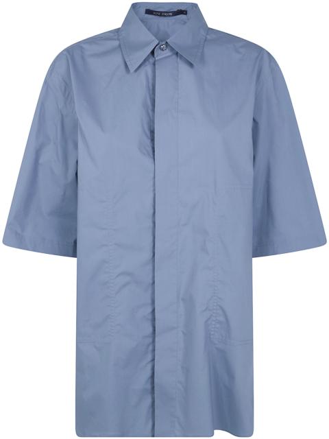 SOFIE D'HOORE 'Bodhi' Short Sleeve Shirt With Hidden Closure