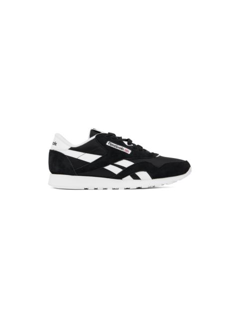 Reebok Black Classic Nylon Sneakers