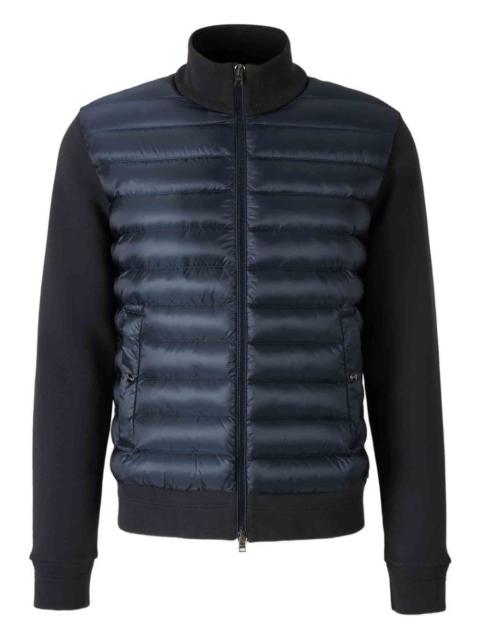 Herno ribbed high-neck jacket