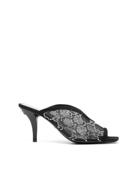 GUCCI GG crystal embellished sandals