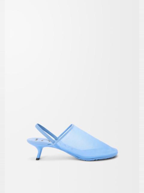 Loewe Petal slingback heel sandal in mesh