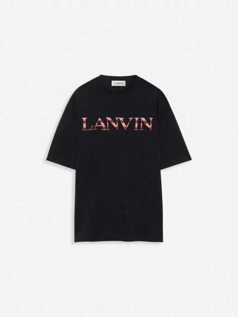Lanvin CLASSIC CURB EMBROIDERED T-SHIRT