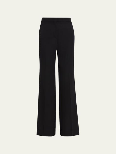 Stella McCartney Flare-Leg Wool Pants