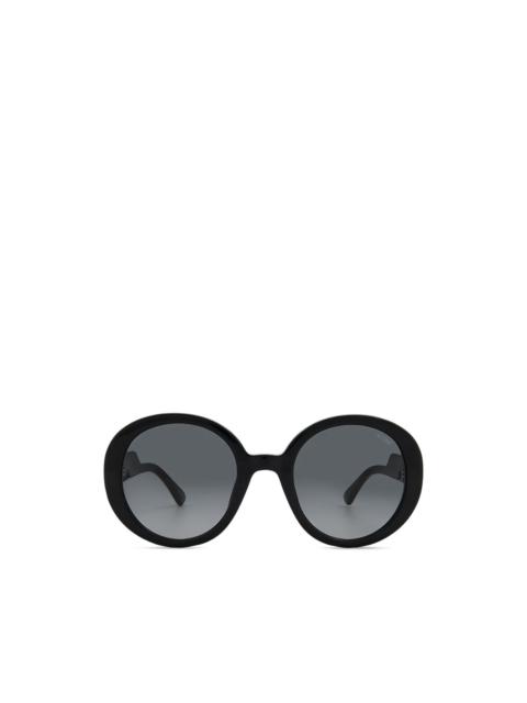 Moschino round full-rim sunglasses