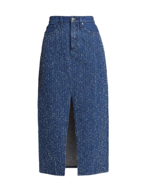 rag & bone Women's Clara Midi Skirt - Mid Tweed