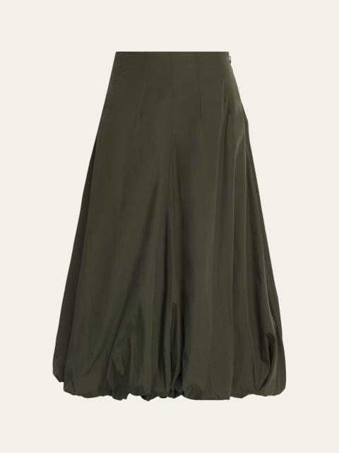 TWP Full Intentions Cotton Bubble Midi Skirt