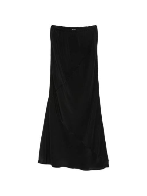 BASERANGE Baserange Asymmetric Panelled Midi Skirt