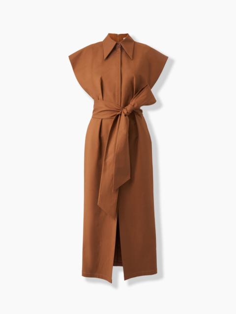 CAROLINA HERRERA Cap-Sleeve Column Dress