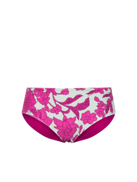 La DoubleJ floral-print bikini bottoms