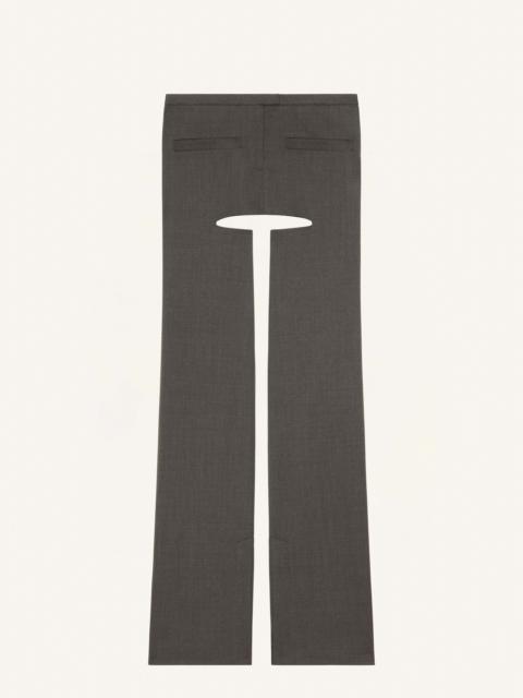 courrèges WOOL CHAPS TAILORED PANTS
