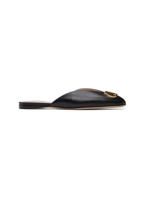 Valentino Black VLogo Signature Mule Flats