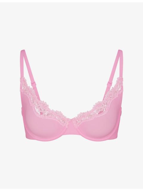 SKIMS Fits Everybody Lace Unlined Demi Bra
