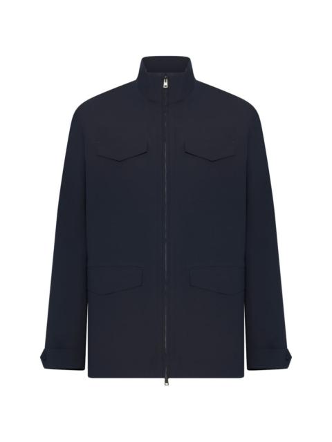 Herno high-neck multi-pocket jacket