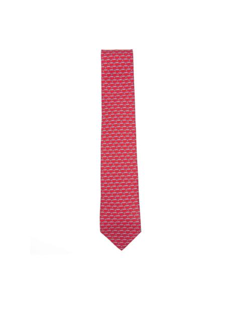 race-patterned tie