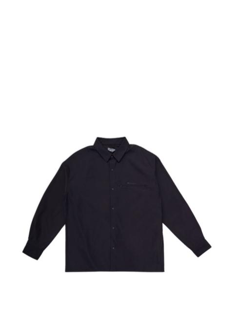 Champion embroidered button-up shirt