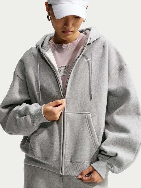 Nike Nike Studio Fleece Heavyweight Women's Oversized Pleated Full-Zip Hoodie