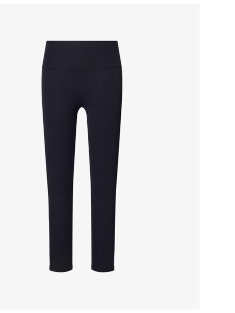 SPLITS59 Clare Brand-Print Stretch-Woven Leggings