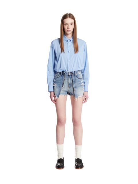 Alexander Wang Blue Denim Skort Romper