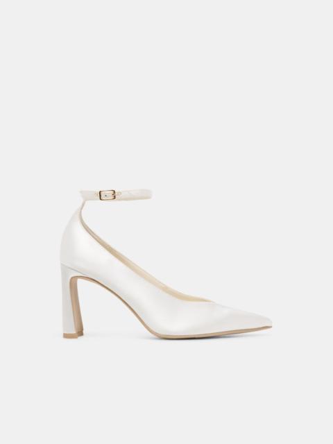 dolce vita KARSIN SATIN HEELS TRUE WHITE SATIN