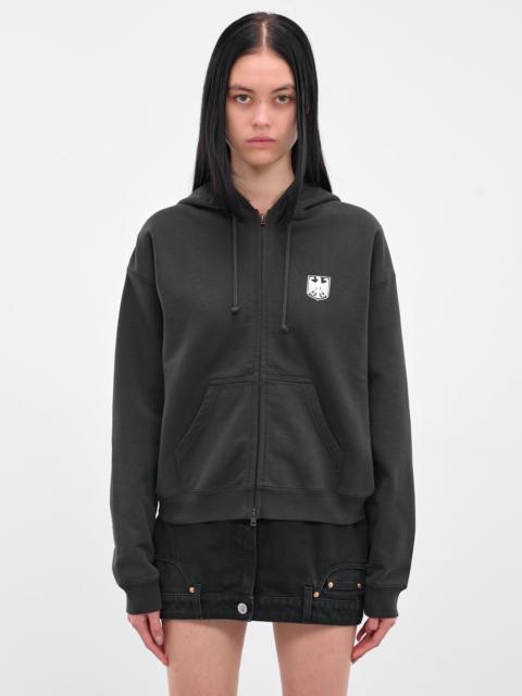 VETEMENTS Black Polizei Zip-Up Hoodie
