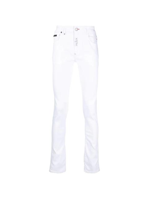 PHILIPP PLEIN skinny mid-rise jeans