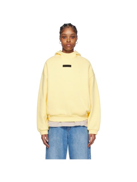 ESSENTIALS Yellow Pullover Hoodie
