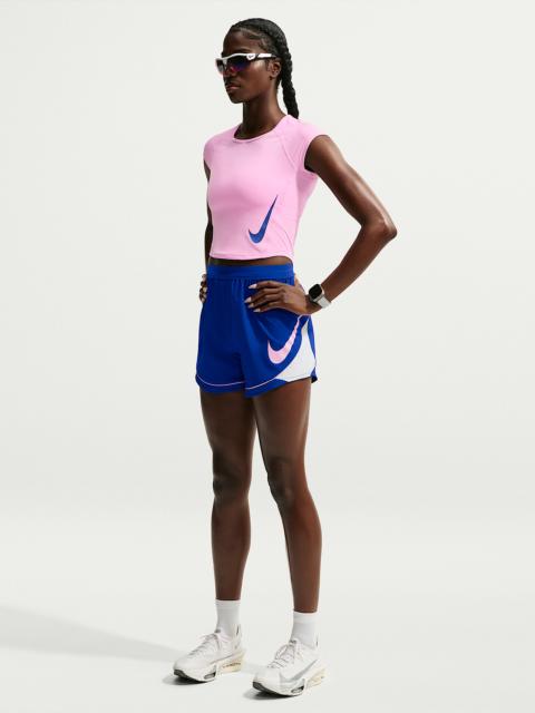 Nike Nike Swoosh Women's Dri-FIT Mid-Rise Unlined Running Shorts