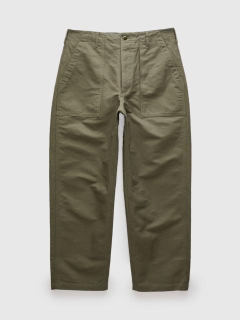 Engineered Garments Fatigue Pants in Olive Cotton Double Cloth