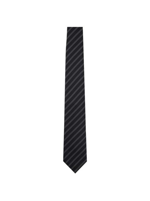 Navy Stripe Tie