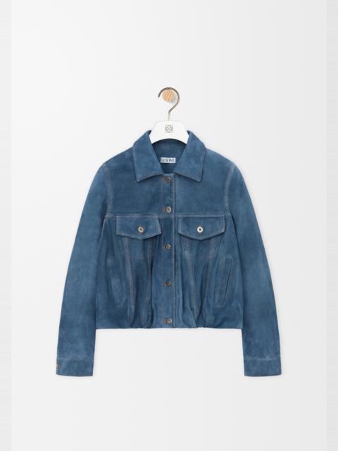 Loewe Jacket in suede goatskin