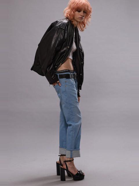 R13 BOY STRAIGHT - BABY BLUE STRETCH