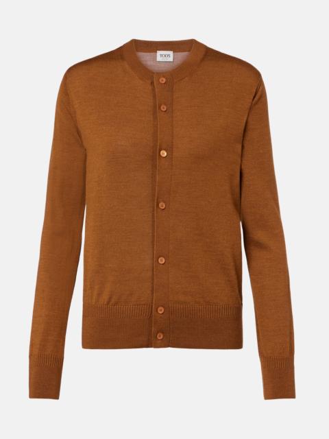 Tod's Wool and silk-blend cardigan